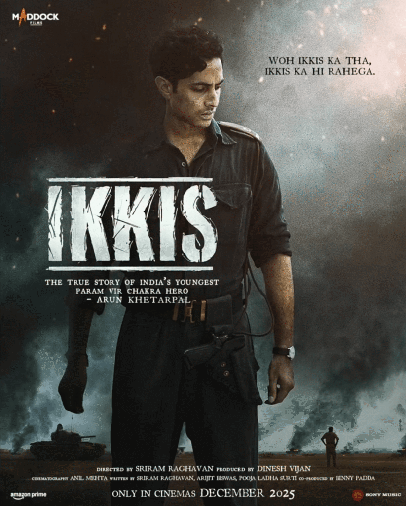 new-posters-of-ikkis-a-war-drama-starring-agastya-nanda-as-v0-6s4d358kt1vf1 Ikkis movie
